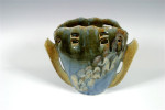 Vaassculptuur, keramiek, afm. 25x30 cm.